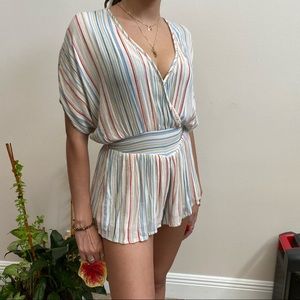 Urban Outfitters Striped Romper